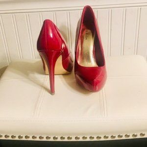 Gloss Red Eva & Zoe Stiletto - Size 7
